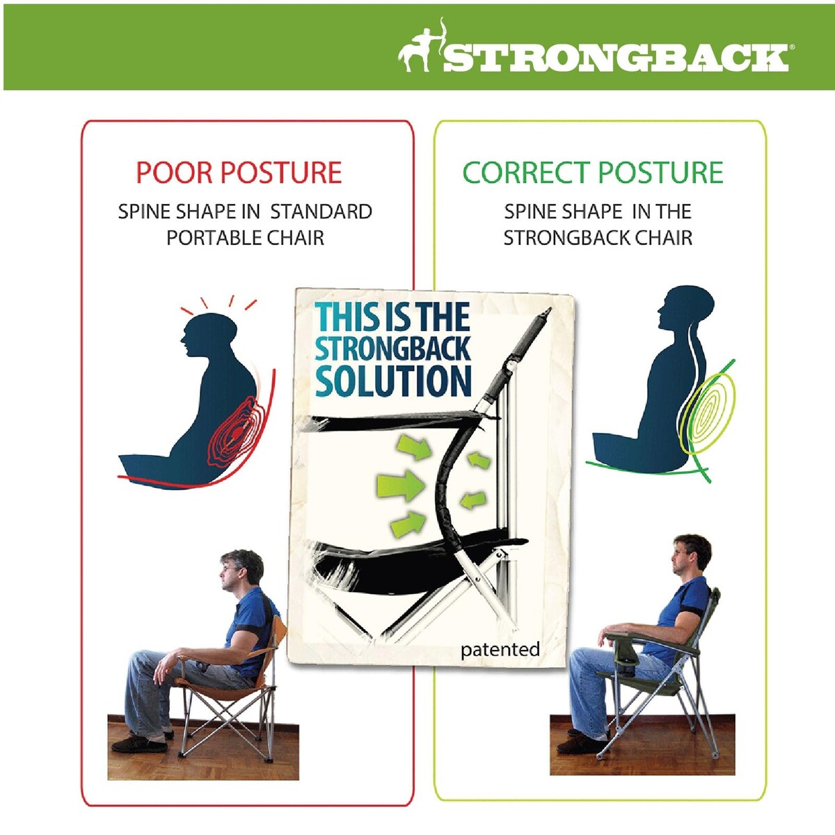 Beach Chairs - Low Gravity Recliner Portable Beach Chair - With Built-In Lumbar Support, Heavy Duty Folding Beach Chairs