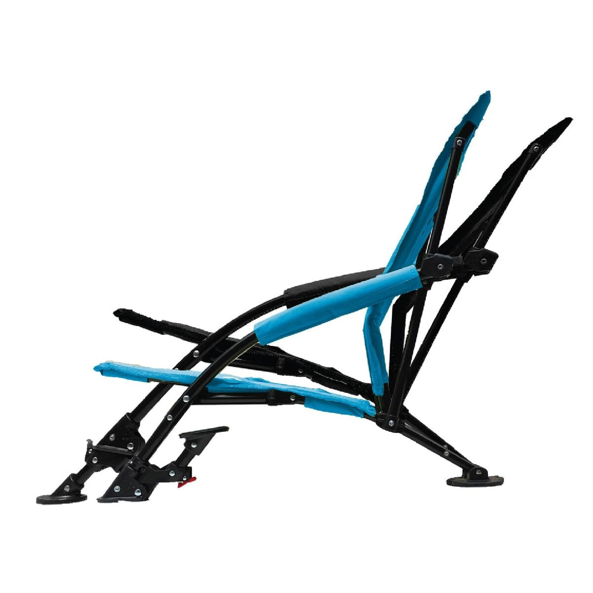 Beach Chairs - Low Gravity Recliner Portable Beach Chair - With Built-In Lumbar Support, Heavy Duty Folding Beach Chairs