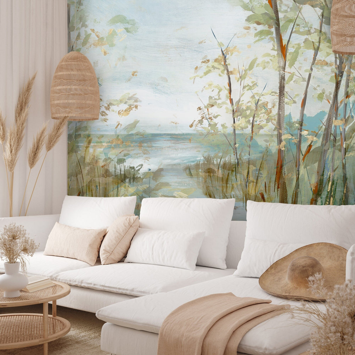 Beach Lookout by PI Creative Art - Peel & Stick Wall Mural