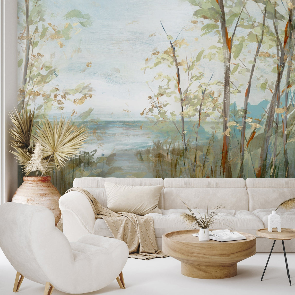 Beach Lookout by PI Creative Art - Peel & Stick Wall Mural