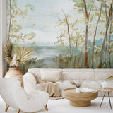 Beach Lookout by PI Creative Art - Peel & Stick Wall Mural
