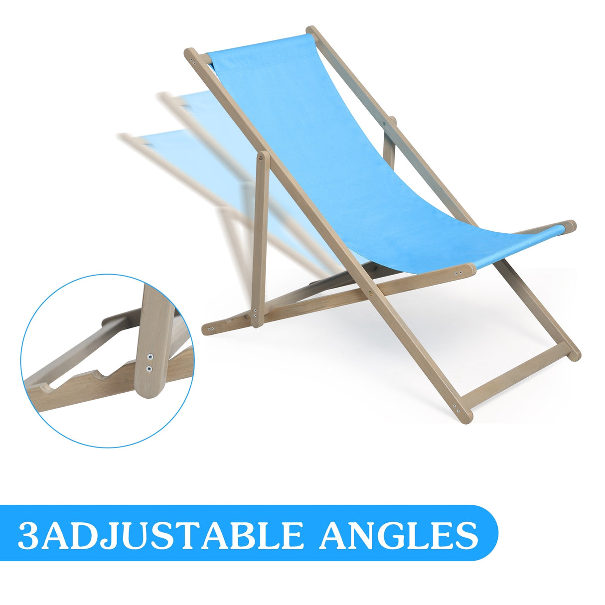 Beach Sling Patio Chair (Set of 2)