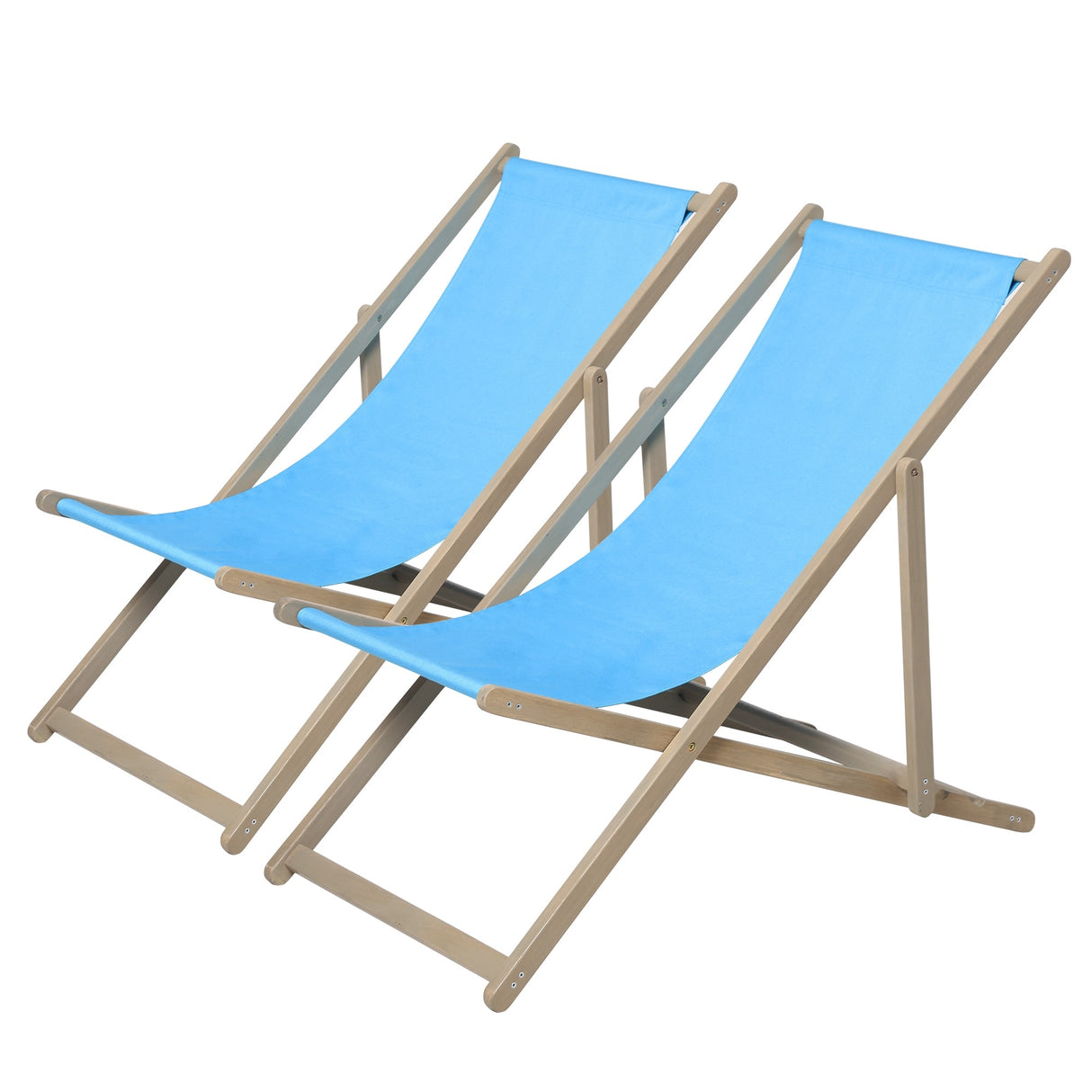 Beach Sling Patio Chair (Set of 2)