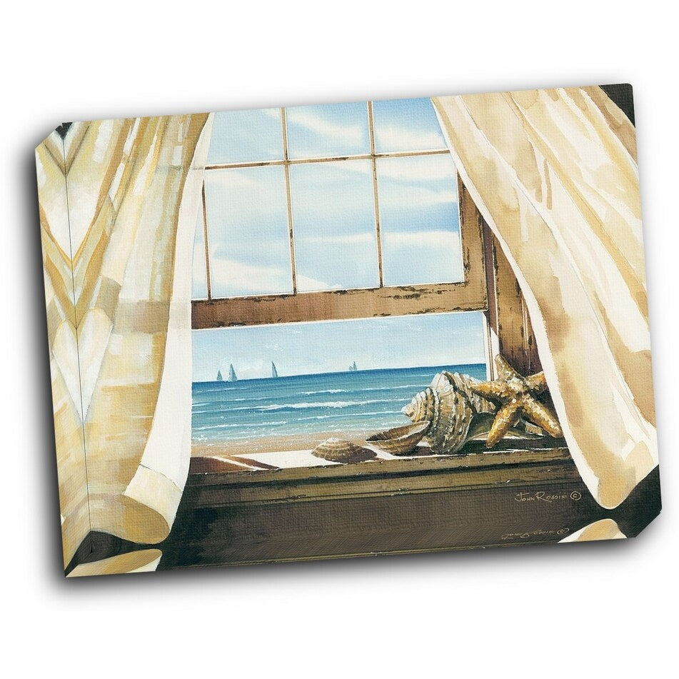 Beach Treasures 20x16 Gallery Wrapped Stretched Canvas