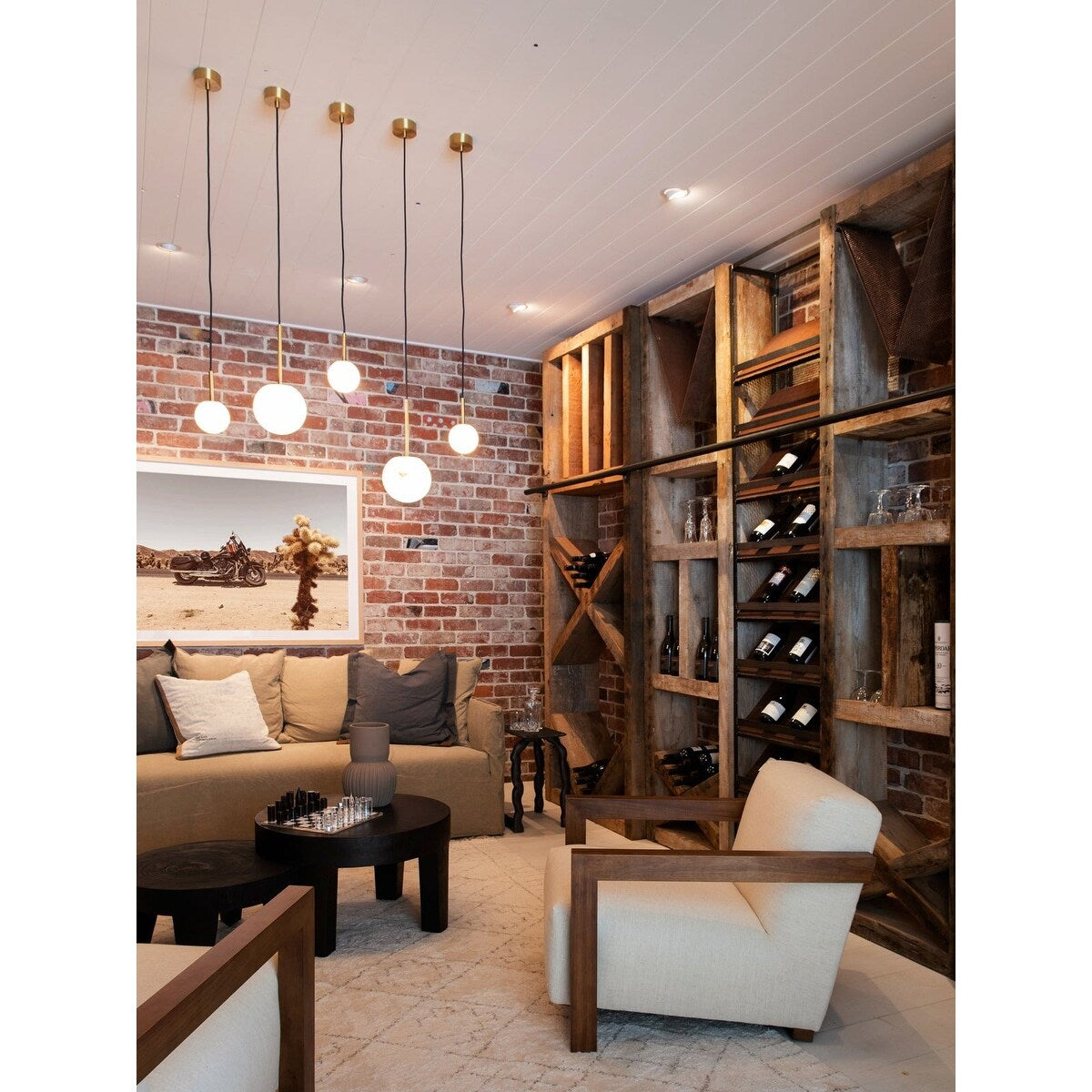 Beacon Lighting Lucent Pendant in Alabaster