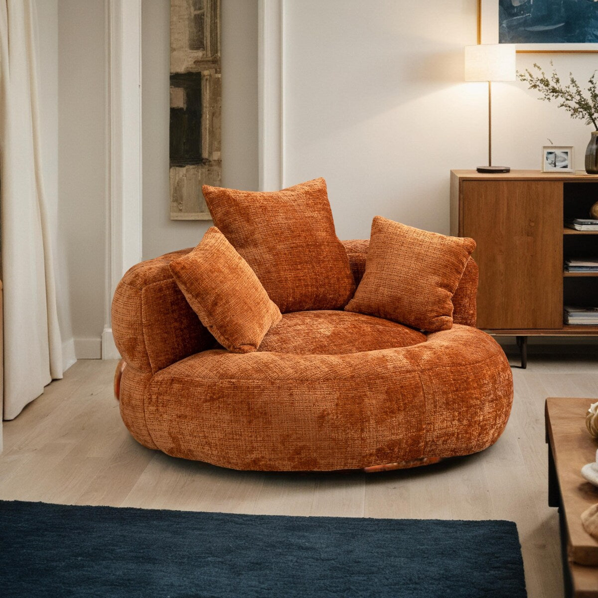 Bean Bag Chair Lazy Sofa Durable Comfort Lounger High Back Bean Bag Chair Couch for Adults and Kids, Indoor & Outdoor