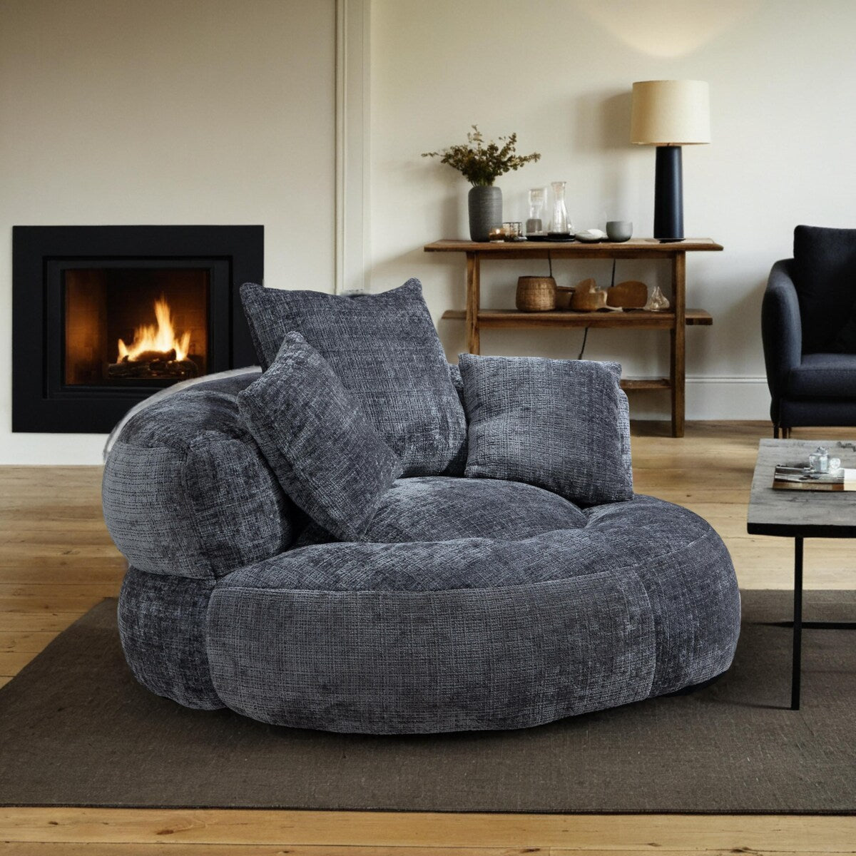 Bean Bag Chair Lazy Sofa Durable Comfort Lounger High Back Bean Bag Chair Couch for Adults and Kids, Indoor & Outdoor