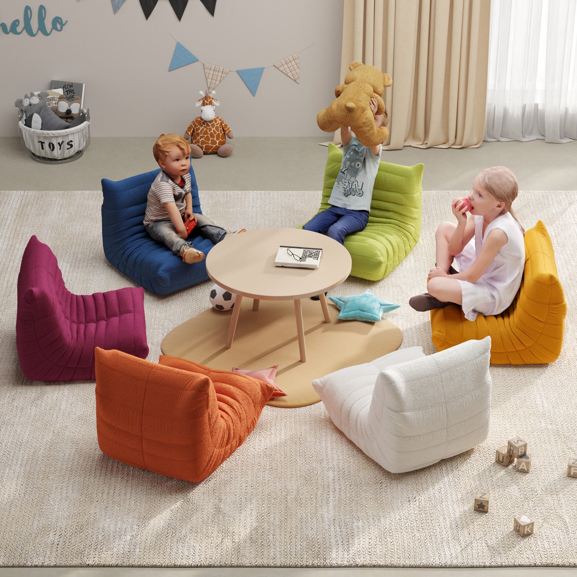 Kids bean bag seats best sale