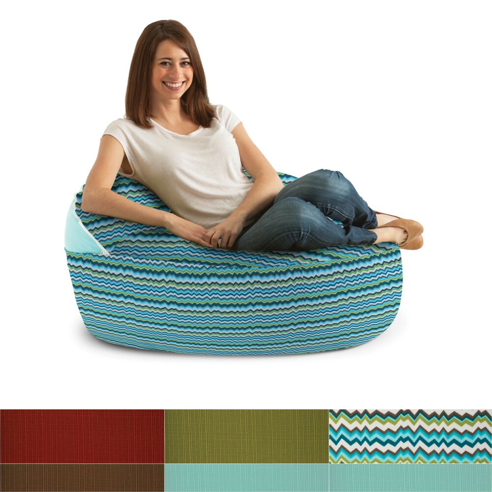 BeanSack Big Joe 3-in-1 Zip It Donut Outdoor/ Indoor Bean Bag Chair/ Floor Pillow