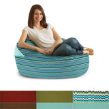 BeanSack Big Joe 3-in-1 Zip It Donut Outdoor/ Indoor Bean Bag Chair/ Floor Pillow