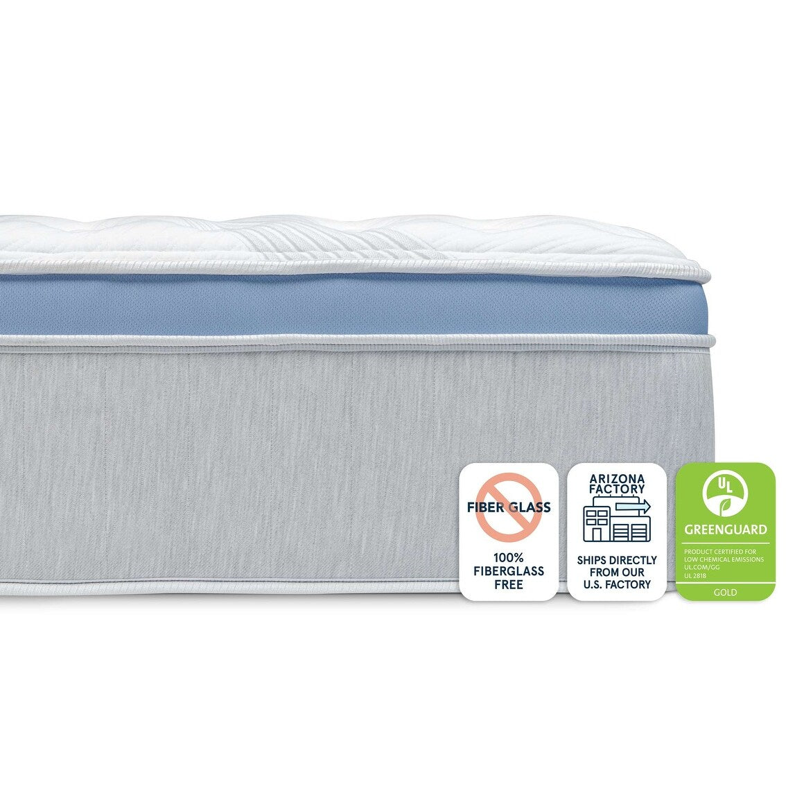 Bear Star Hybrid Mattress with Gel Foam and 2 Free Pillows