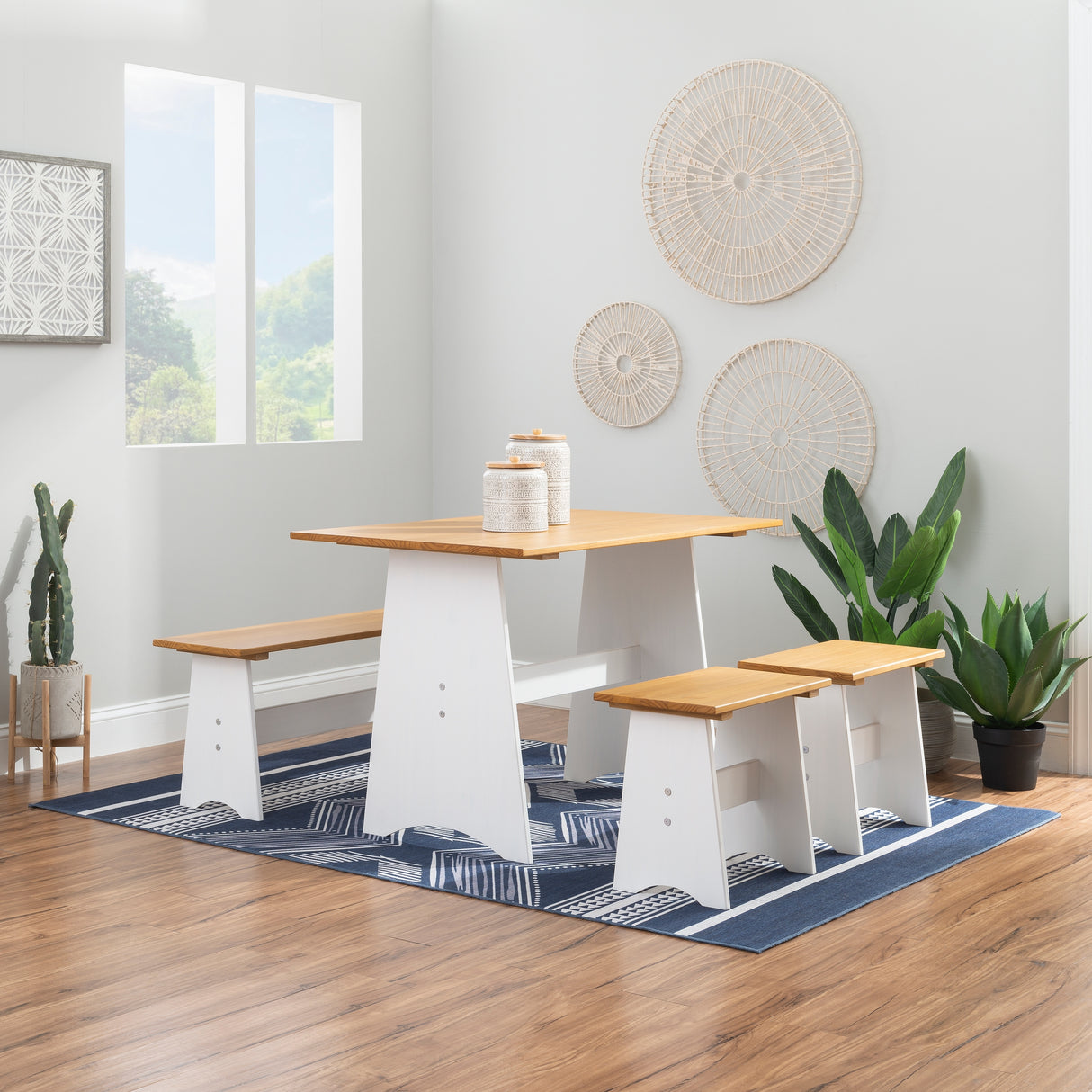 Beatty Small Backless Benches (Set of 2)