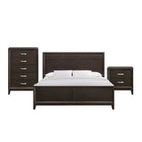 Beaumont King Panel 3PC Bedroom Set in Merlot