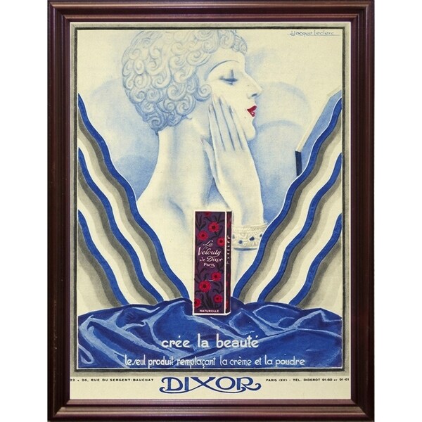 Beauty Cream-VINAPP131507 Framed Print 20"x15" by Vintage Apple Collection