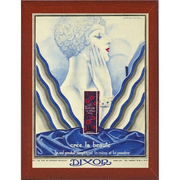 Beauty Cream-VINAPP131507 Framed Print 20"x15" by Vintage Apple Collection