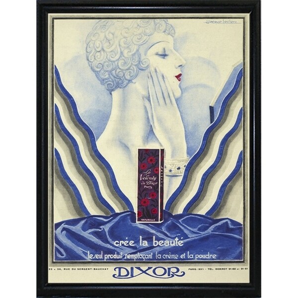 Beauty Cream-VINAPP131507 Framed Print 20"x15" by Vintage Apple Collection