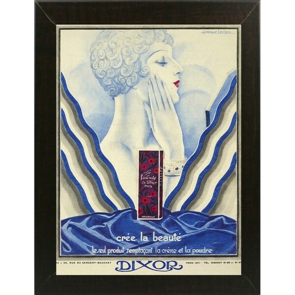 Beauty Cream-VINAPP131507 Framed Print 20"x15" by Vintage Apple Collection