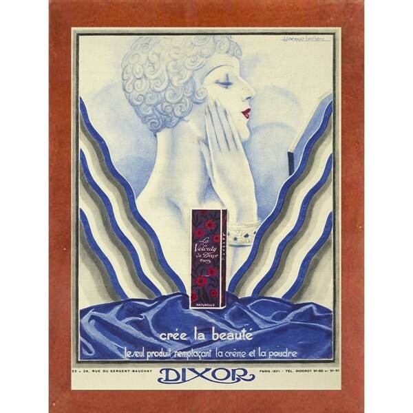 Beauty Cream-VINAPP131507 Framed Print 20"x15" by Vintage Apple Collection