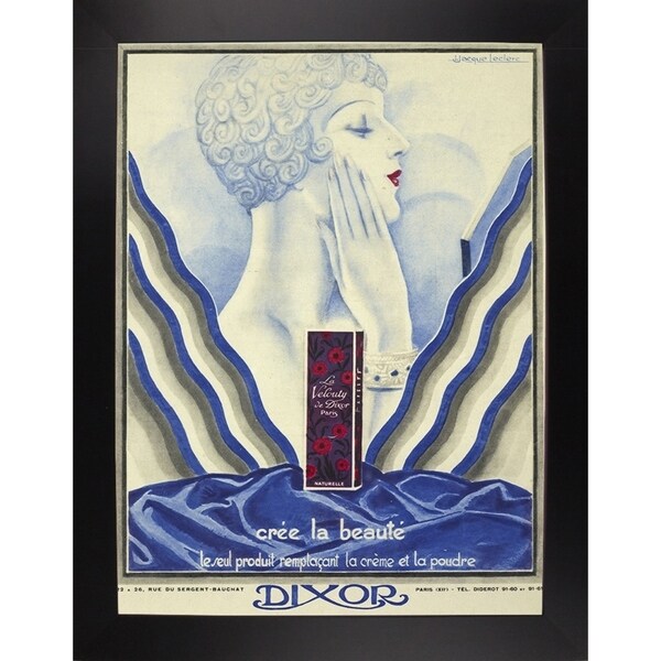 Beauty Cream-VINAPP131507 Framed Print 20"x15" by Vintage Apple Collection