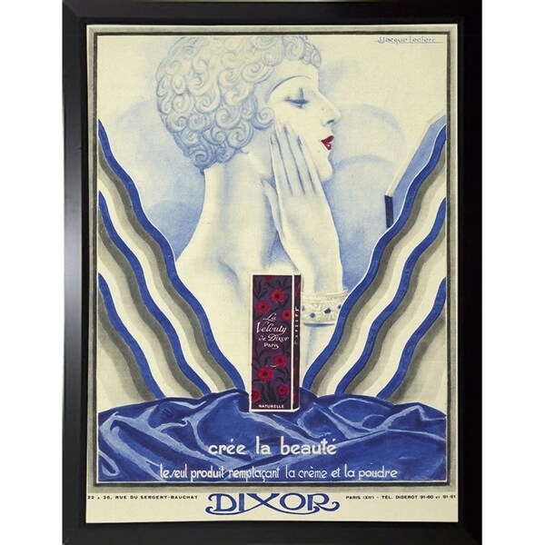 Beauty Cream-VINAPP131507 Framed Print 20"x15" by Vintage Apple Collection