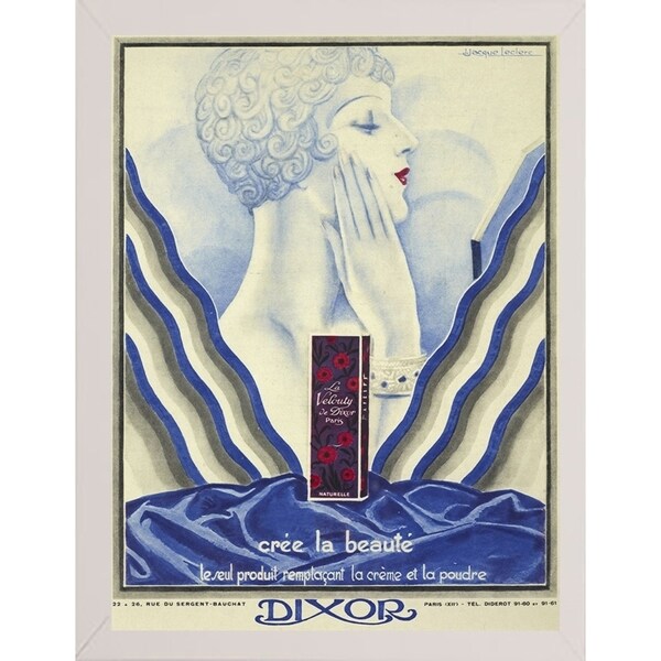 Beauty Cream-VINAPP131507 Framed Print 20"x15" by Vintage Apple Collection