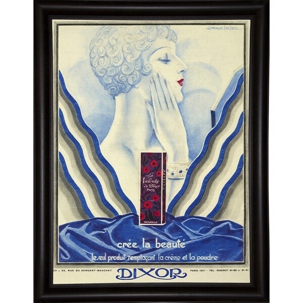 Beauty Cream-VINAPP131507 Framed Print 20"x15" by Vintage Apple Collection