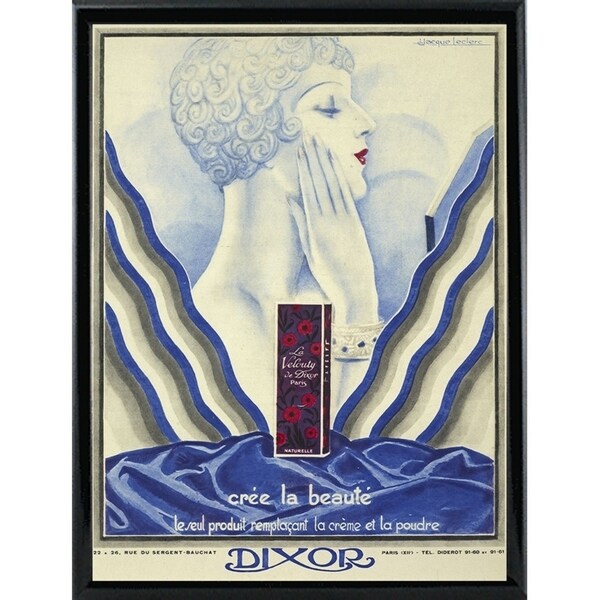 Beauty Cream-VINAPP131507 Framed Print 20"x15" by Vintage Apple Collection