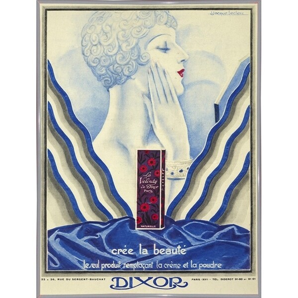 Beauty Cream-VINAPP131507 Framed Print 20"x15" by Vintage Apple Collection