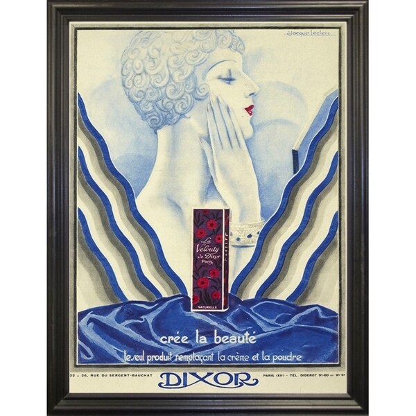 Beauty Cream-VINAPP131507 Framed Print 20"x15" by Vintage Apple Collection