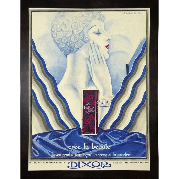 Beauty Cream-VINAPP131507 Framed Print 20"x15" by Vintage Apple Collection