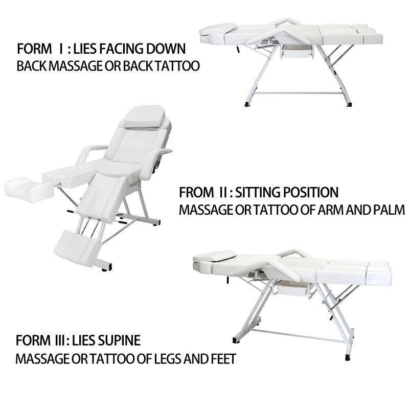 Beauty Salon Spa Massage Bed With Split Leg