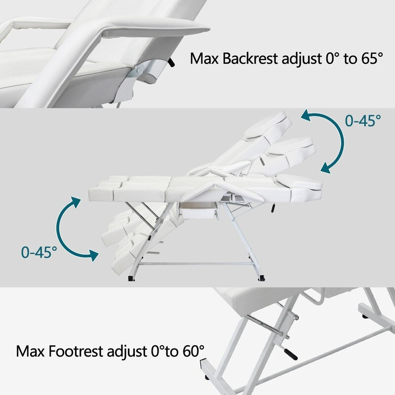 Beauty Salon Spa Massage Bed With Split Leg