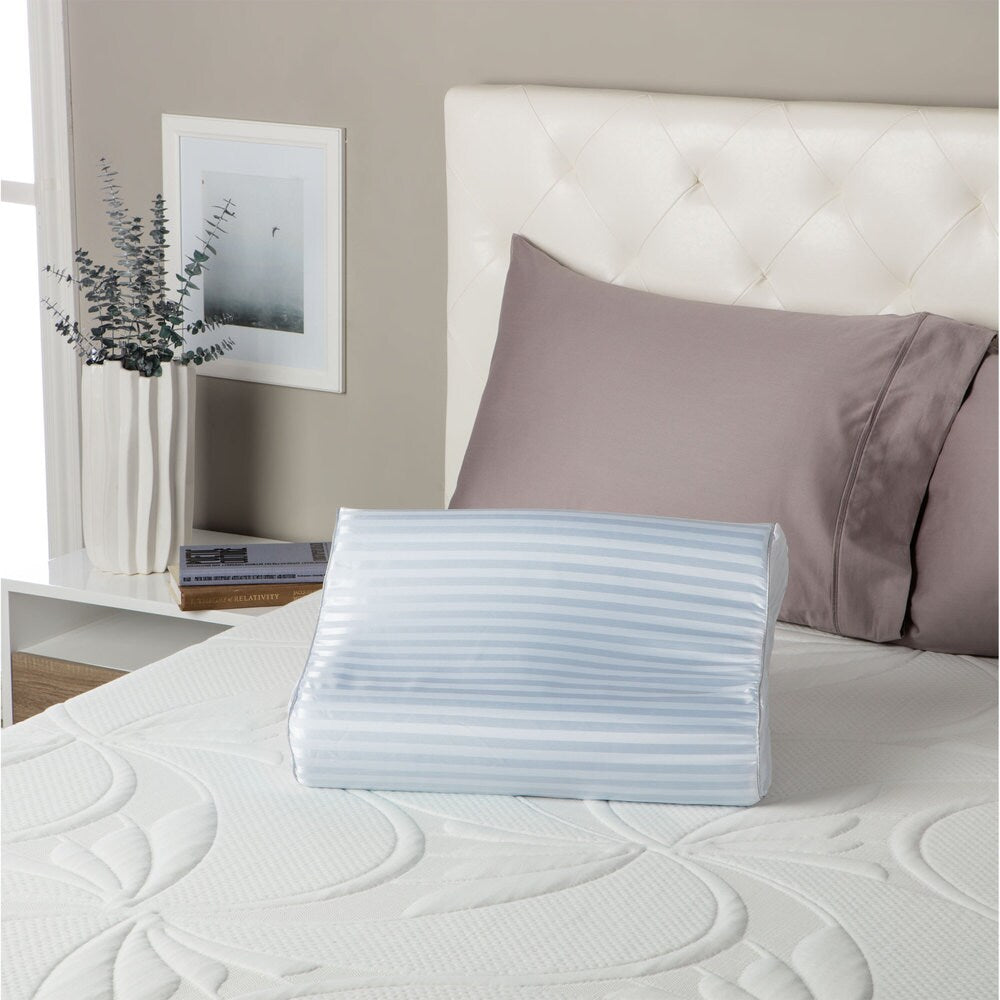 Beautyrest cooling contour memory foam pillow hotsell