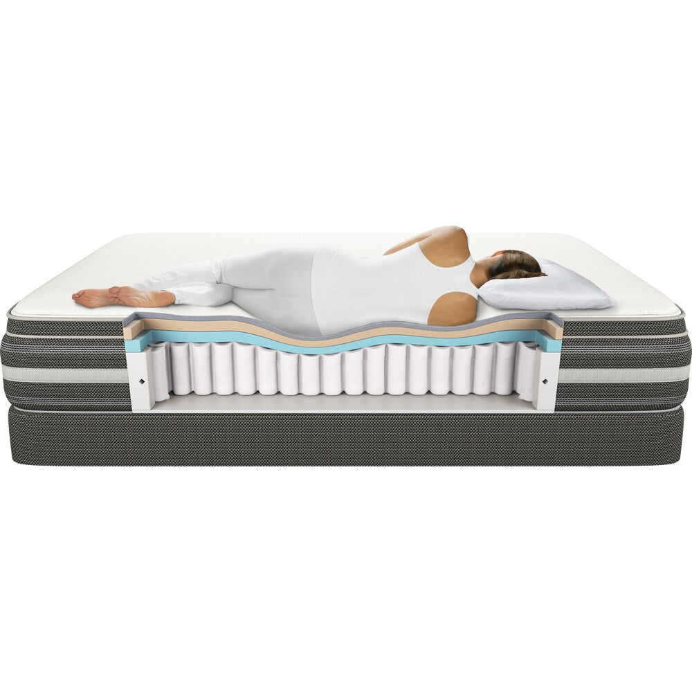 Beautyrest Hybrid Sands Street Ultimate Plush Queen-size Mattress Set