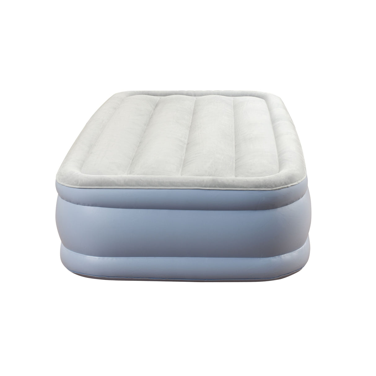 Beautyrest Hi Loft Raised Air Mattress with External Pump - Inflatable Bed with Edge Support, Puncture-Resistant Vinyl