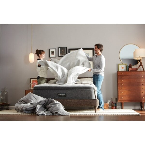 Beautyrest Silver BRS900-C 16-inch Plush Pillow Top Mattress