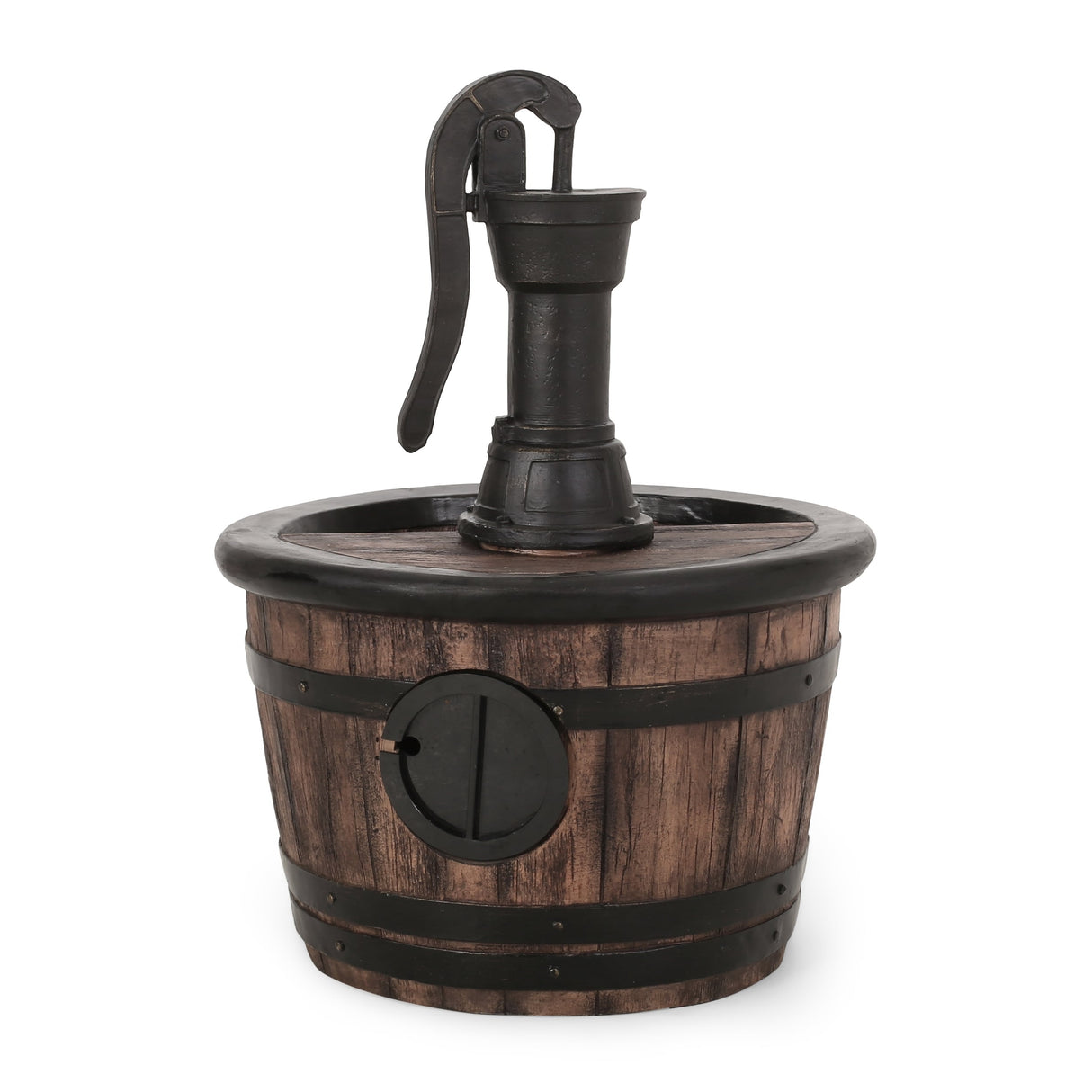Beaver Outdoor Outdoor Water Pump Fountain by Christopher Knight Home