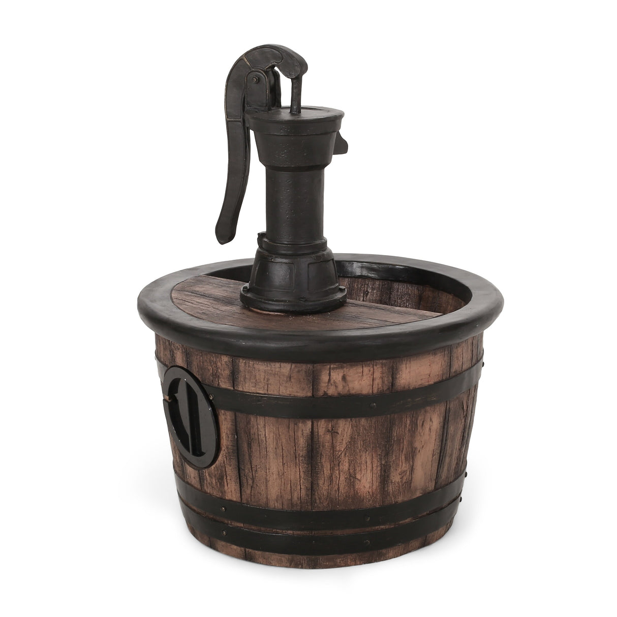 Beaver Outdoor Outdoor Water Pump Fountain by Christopher Knight Home