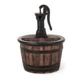 Beaver Outdoor Outdoor Water Pump Fountain by Christopher Knight Home