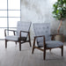 Becker Fabric Arm Chair (Set of 2) by Christopher Knight Home