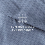 Becky Cameron Blue Diamond Patterned Duvet Cover Set