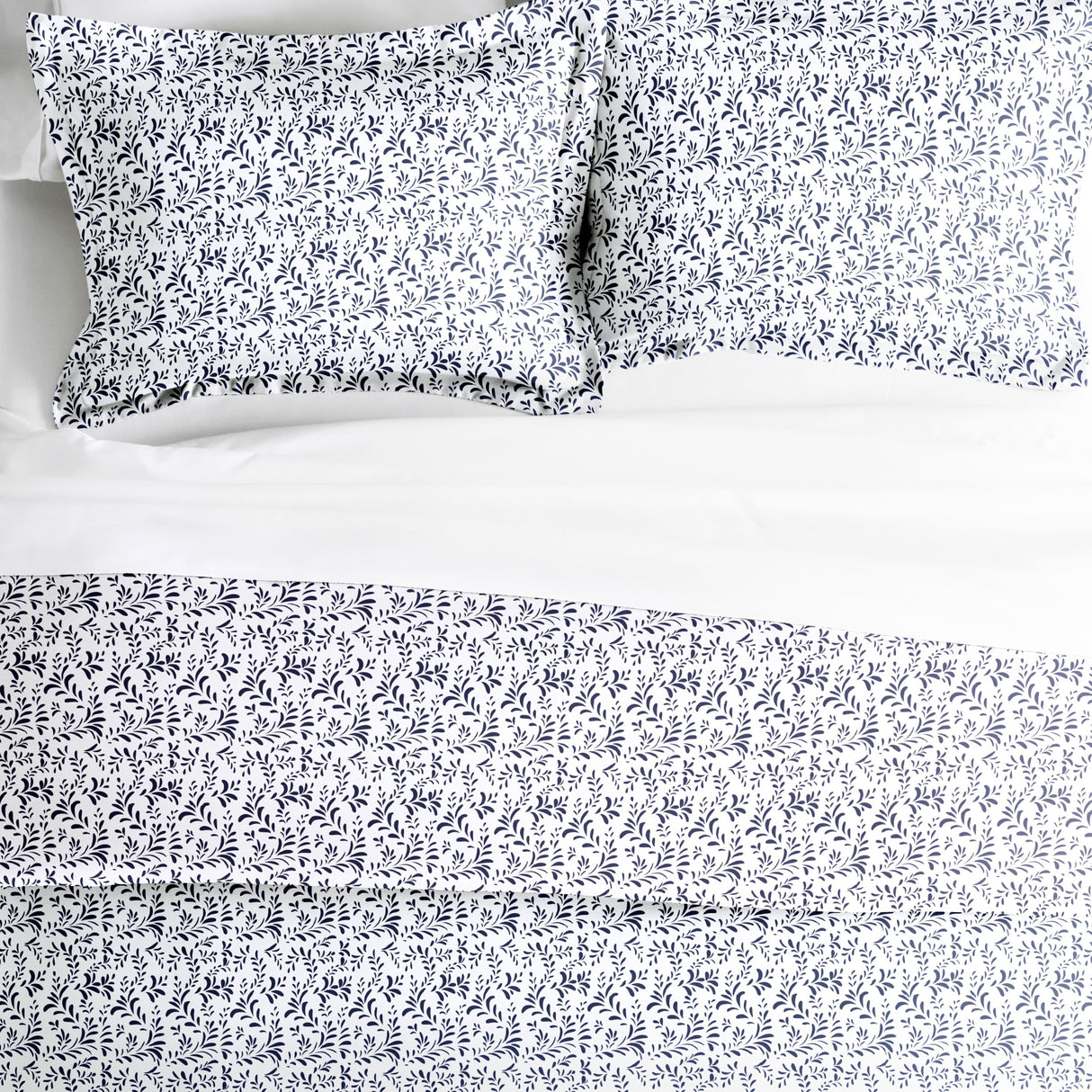 Becky Cameron Burst of Vines 3 Piece Duvet Cover Set