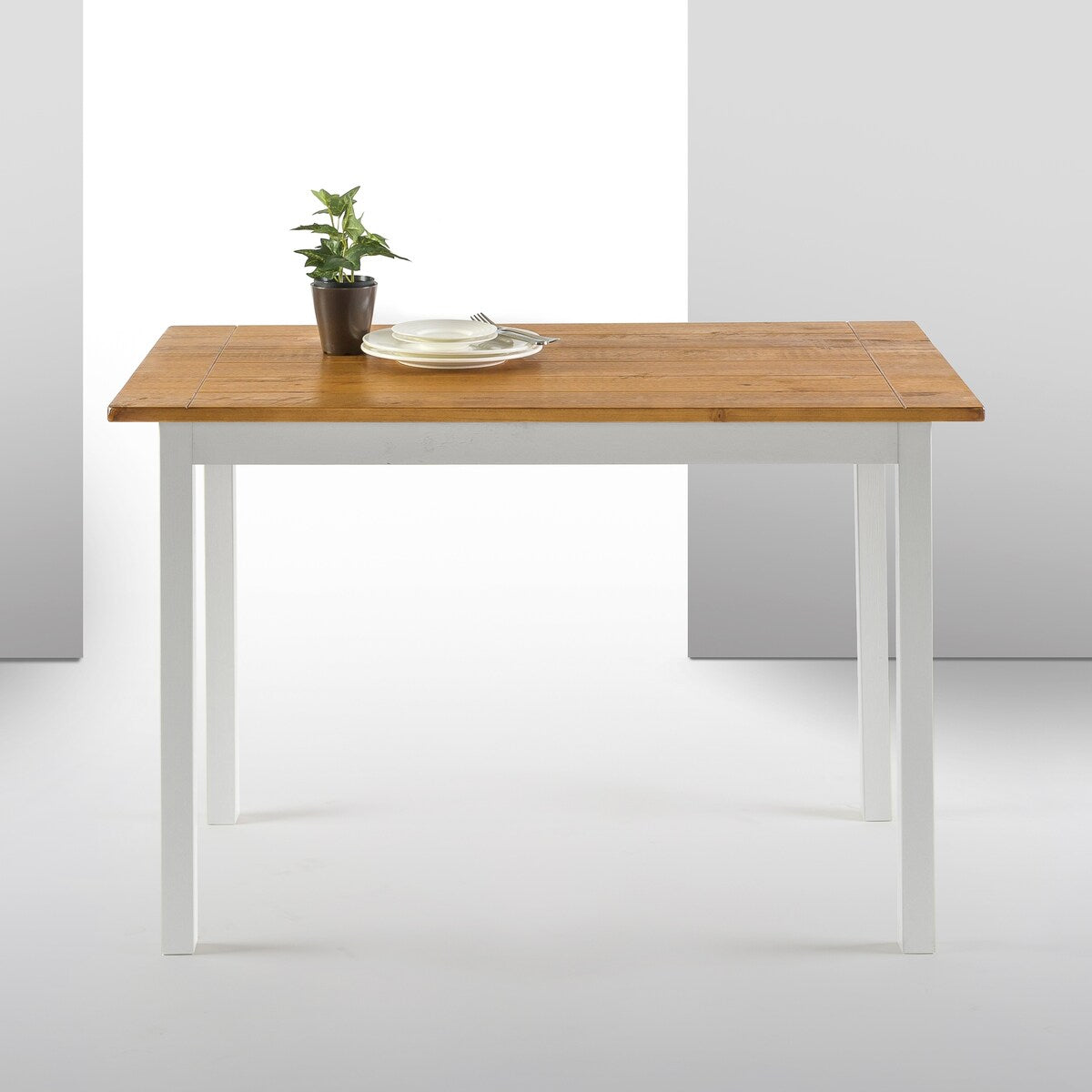 Becky Farmhouse Rectangular Wood Dining Table