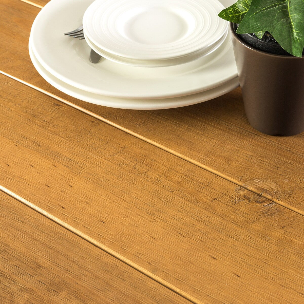 Becky Farmhouse Rectangular Wood Dining Table