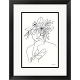 Becky Thorns 'Rooted III BW' Framed Art