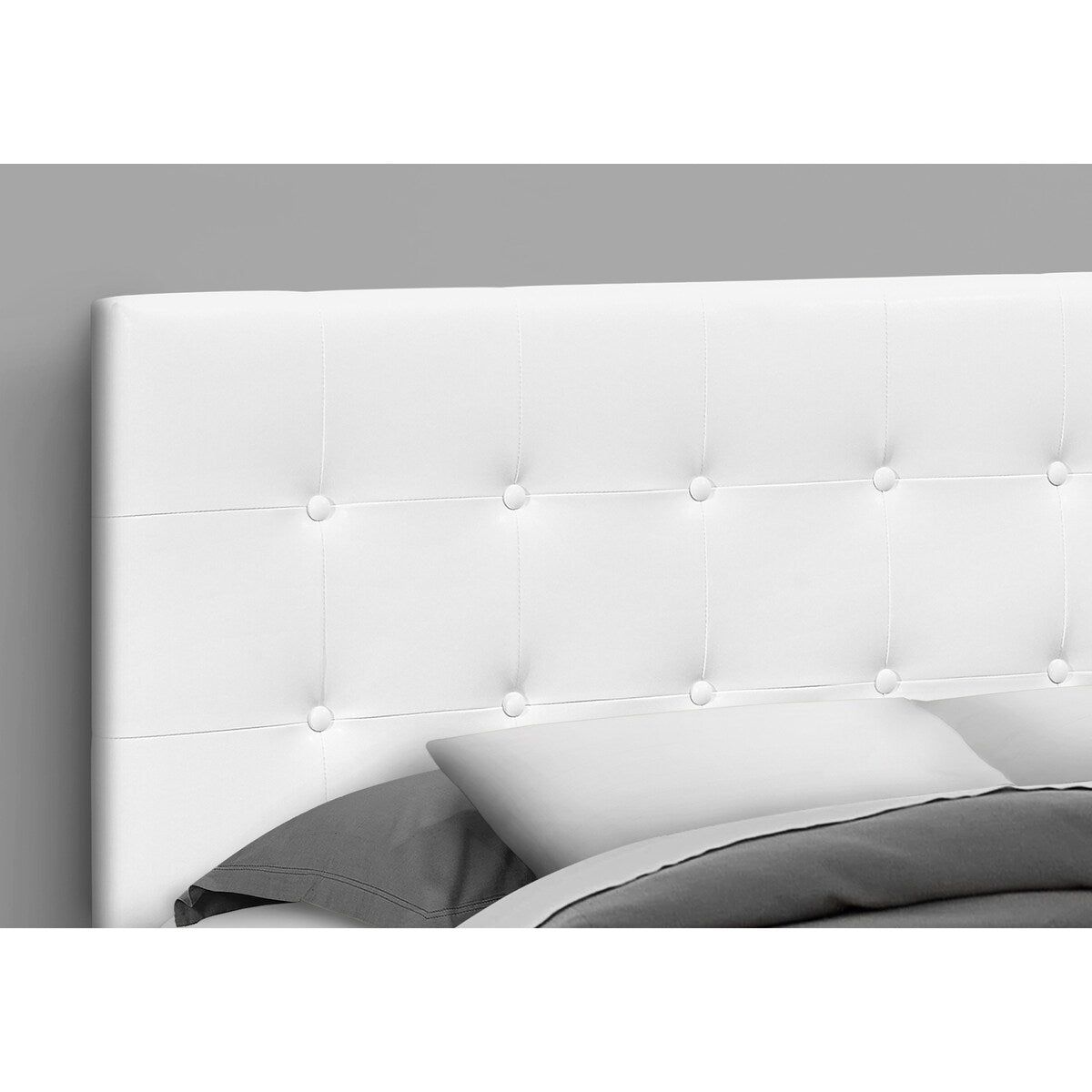 Bed, Headboard Only, Queen Size, Bedroom, Upholstered Pu Leather Look, Transitional