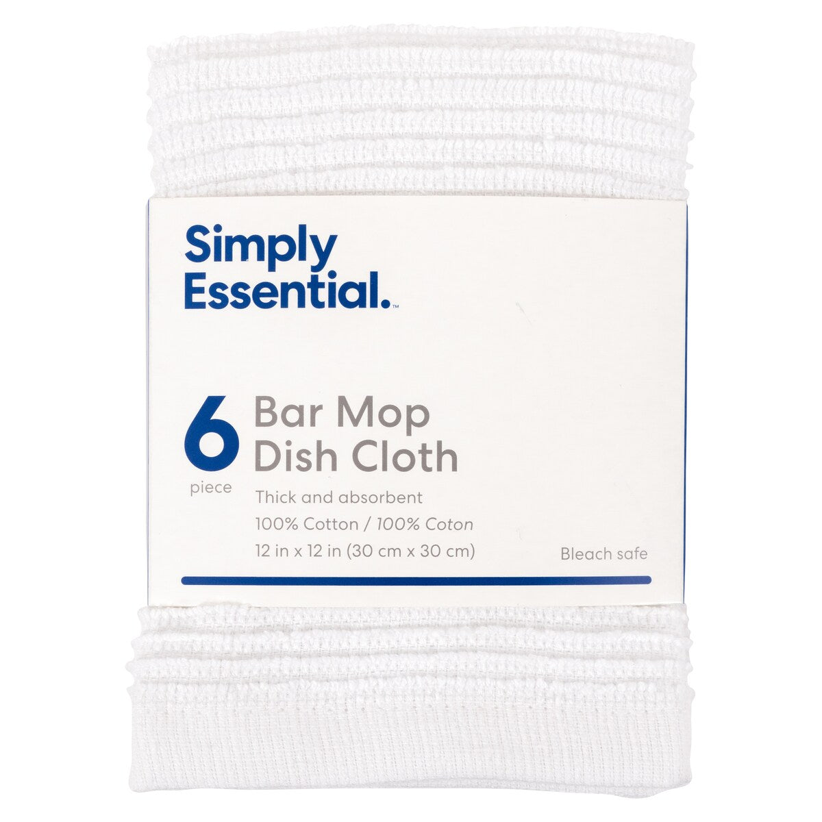 Bed Bath and Beyond Simply Essentials Dish Cloth - Set of 6 - 12" L x 12" W