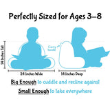 Relaximals Frog Kids Reading Pillow