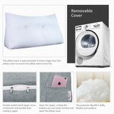 Bed Rest Reading Wedge Pillow Alternative Headboard Back Support