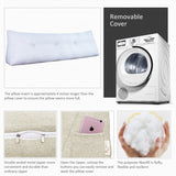 Bed Rest Reading Wedge Pillow Alternative Headboard Back Support
